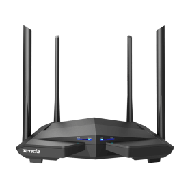 Tenda Router Ac10 Gigabit Ac1200 2.4 & 5Ghz 4 Antennas